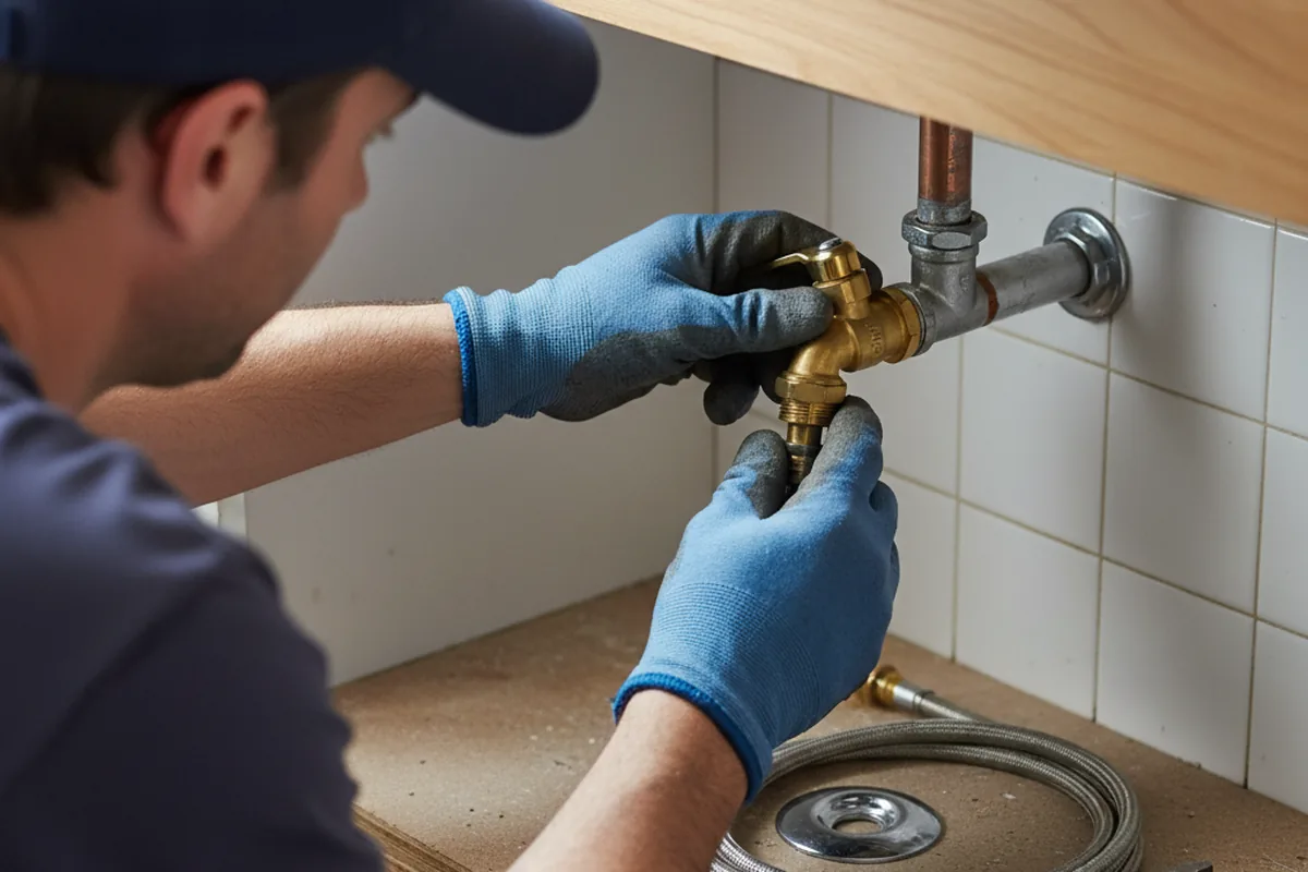 Shutoff valve and fitting work during Repiping in Wainscott